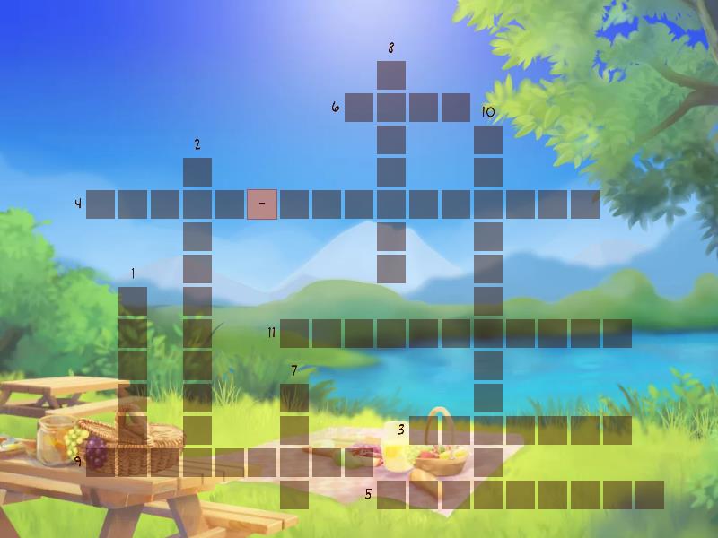 Playing with your food Crossword