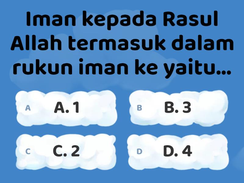 MENELADANI SIFAT-SIFAT RASUL - Quiz