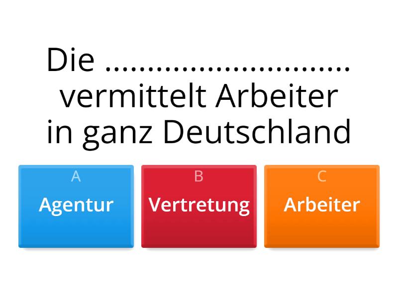 Berufe WS - Quiz