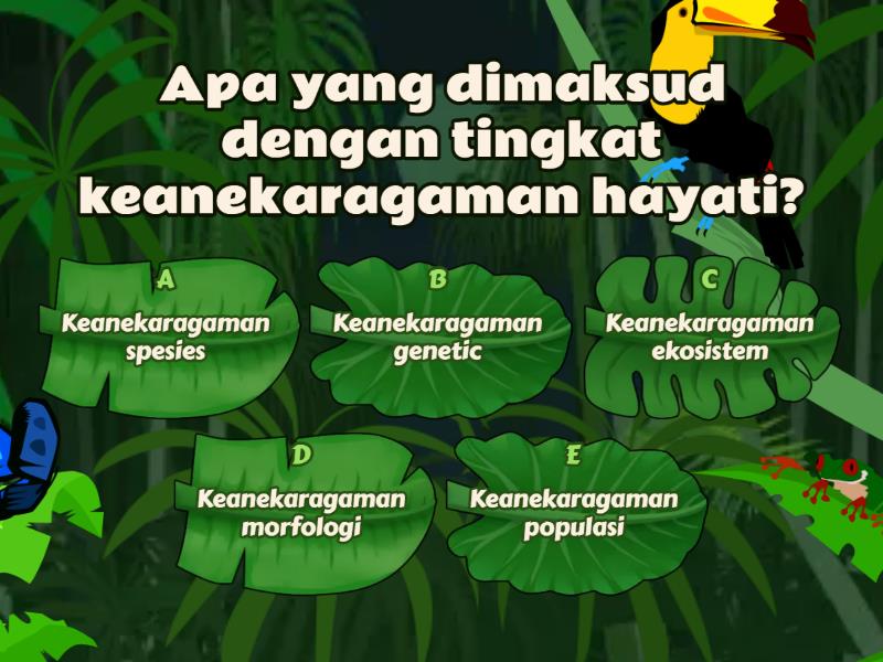 Kuis Keanekaragaman Hayati Dan Ekosistem - Quiz