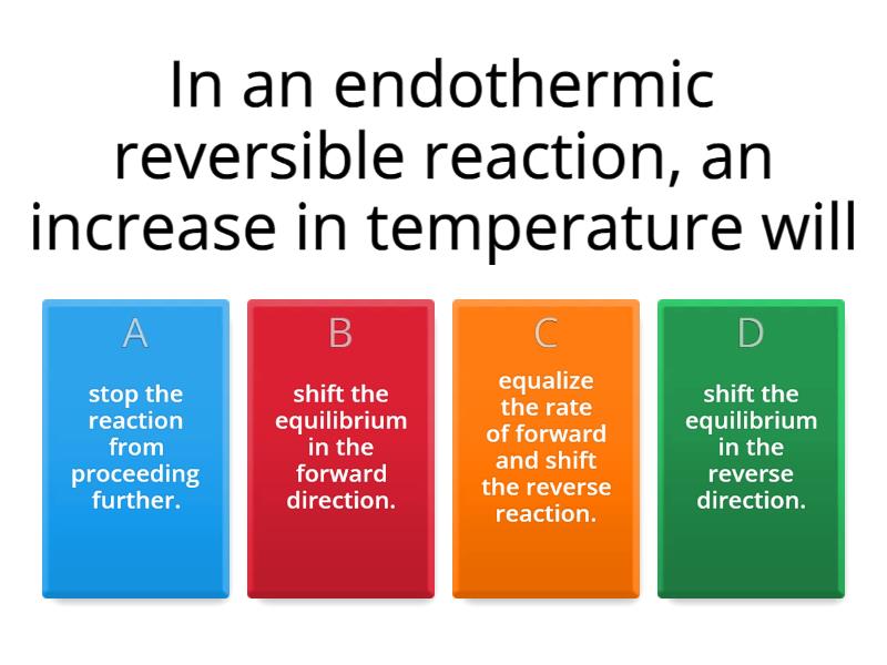 Chemical Equilibrium - Quiz