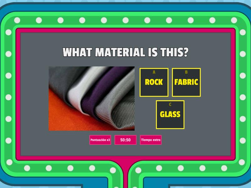What is this material? - Concurso de preguntas