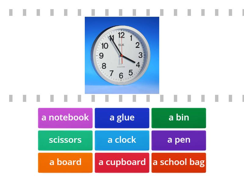 Match Classroom Objects 1 Find The Match