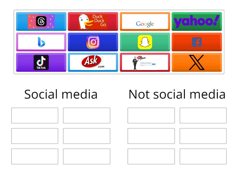 Social media - Group sort