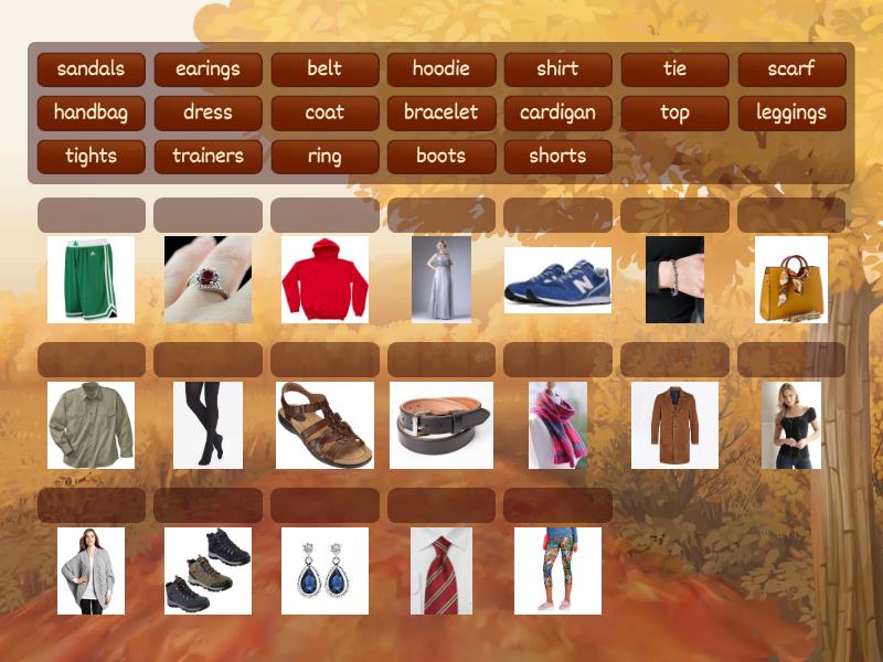 Clothes GG4 unit 1 - Une las parejas
