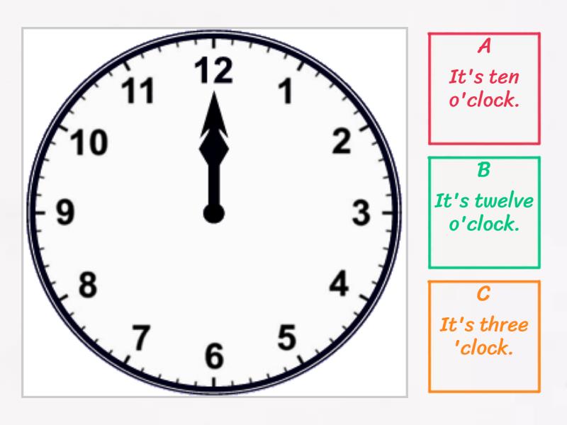 Тест про время. Telling the time тест. O'Clock times Quiz.