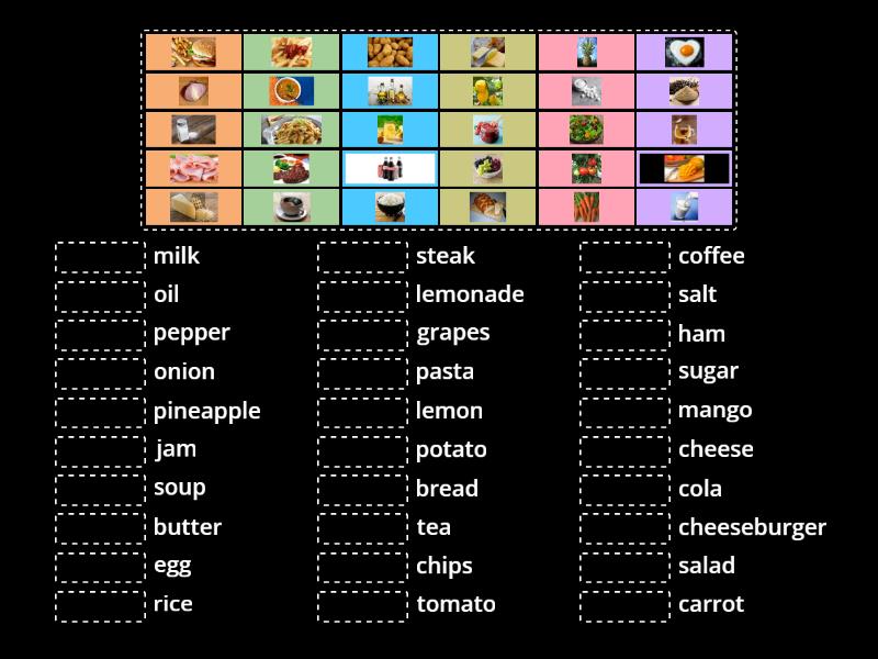 Food - Match up
