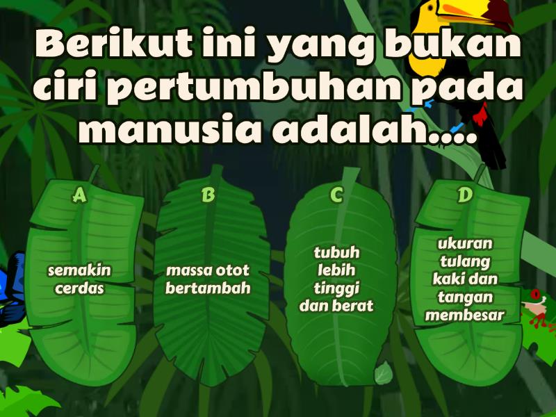 Pertumbuhan Dan Perkembangan Manusia - Quiz