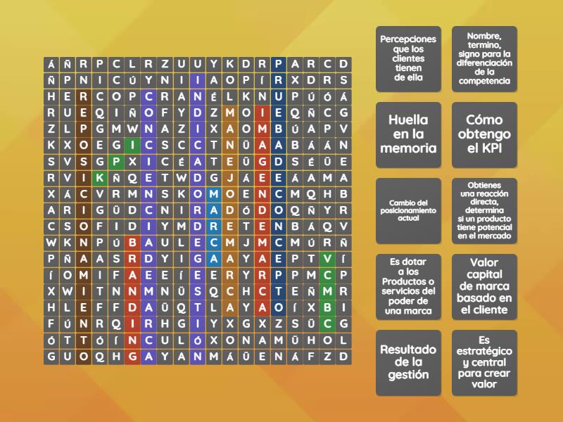 Control de marca - Wordsearch
