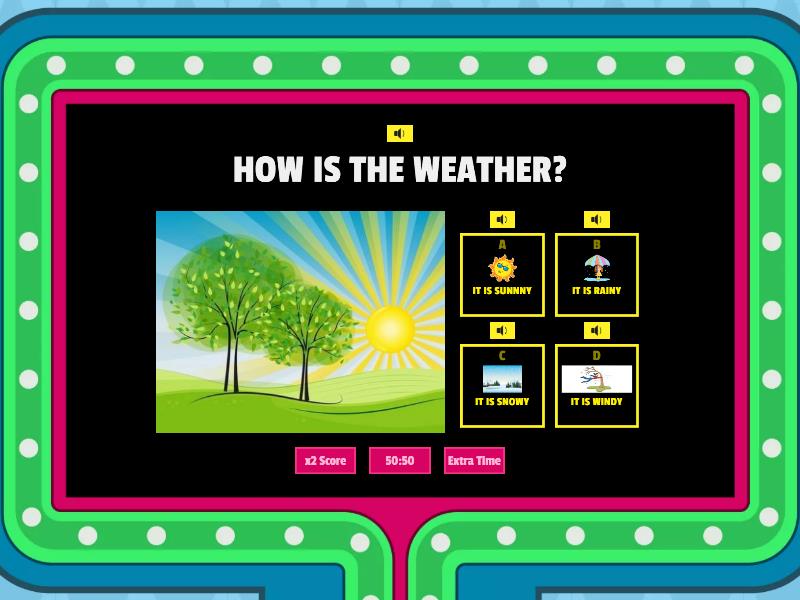 HOW IS THE WEATHER? - Gameshow Quiz