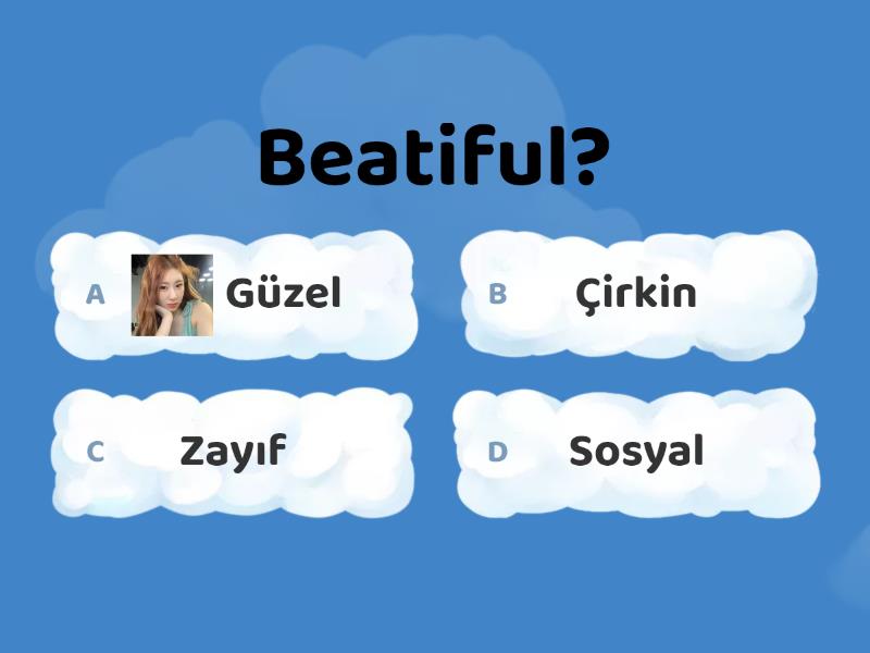 7.Sınıf İngilizce Appearance Kelimeler {Kolay} - Test