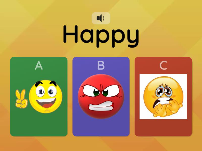 Emotions pre k - Quiz