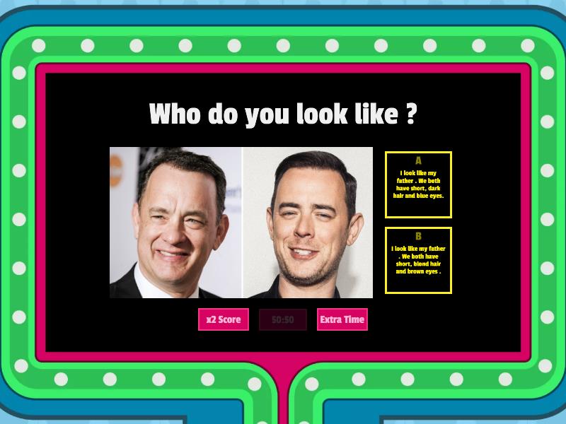 как ответить на вопрос what do you look like