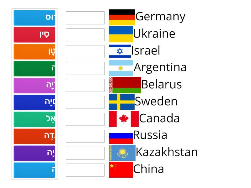 flags test - Match up