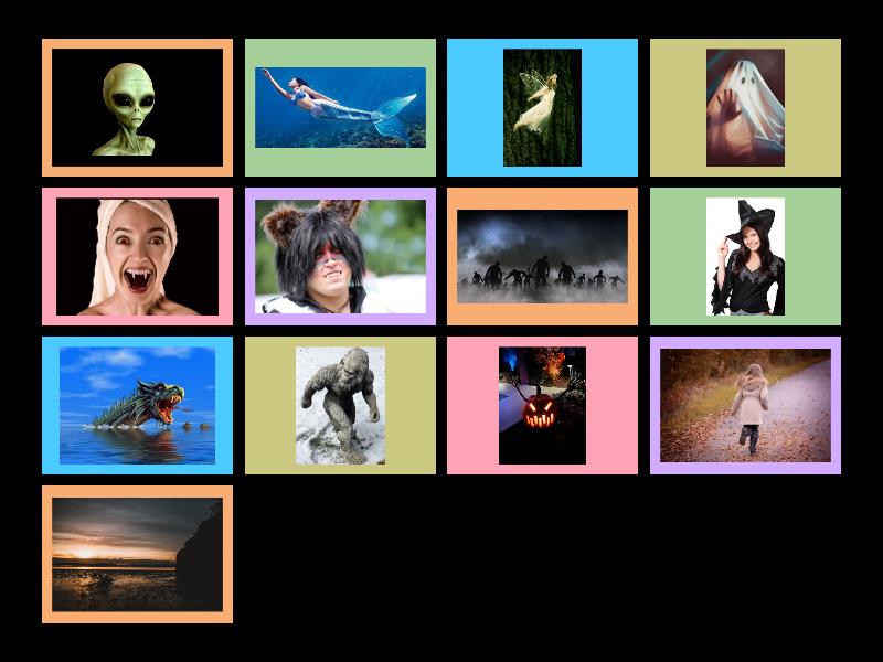 Unusual Creatures Flip Tiles