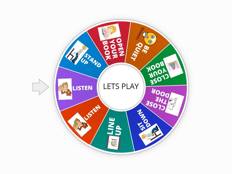 CLASSROOM COMMANDS - Spin the wheel