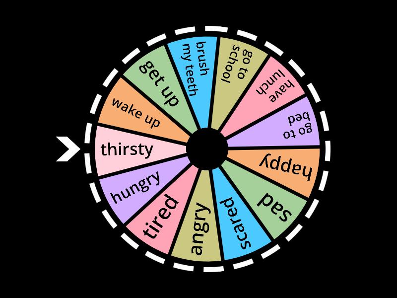 Charades - Spin the wheel