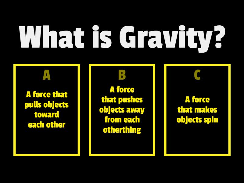 Gravity Quiz