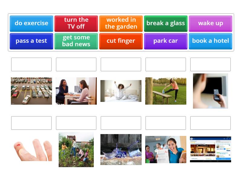 verb phrases - Match up