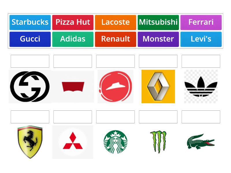 Brand and their Logos - Match up