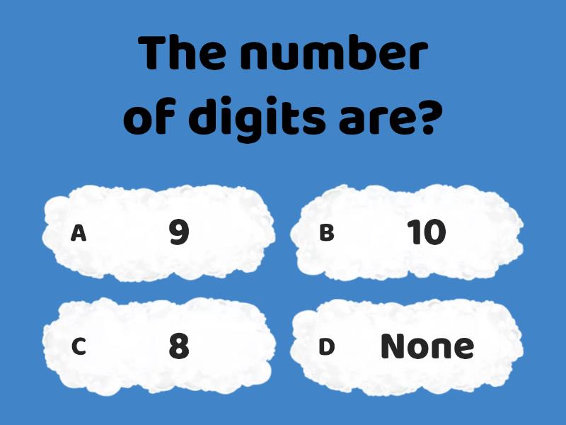 Class 6(Ex 1.1)-1 - Quiz