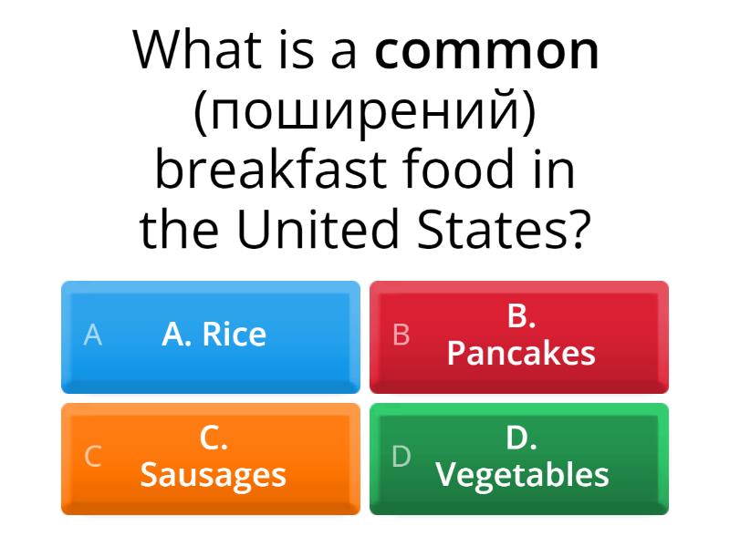 Beginner Breakfast Around The World Quiz