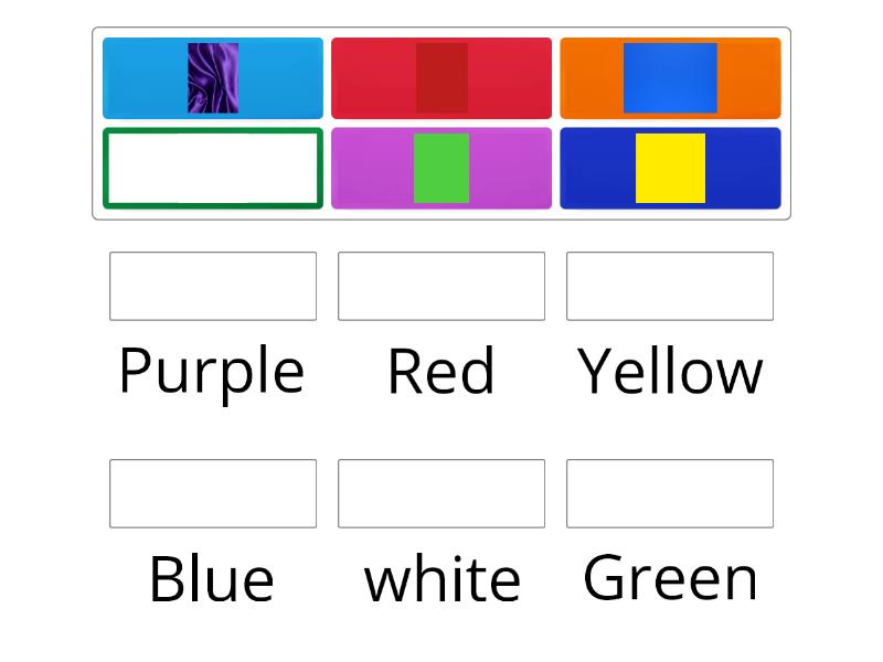 Please match the picture with related color? - Match up