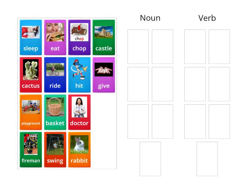 state vs action verbs wordwall