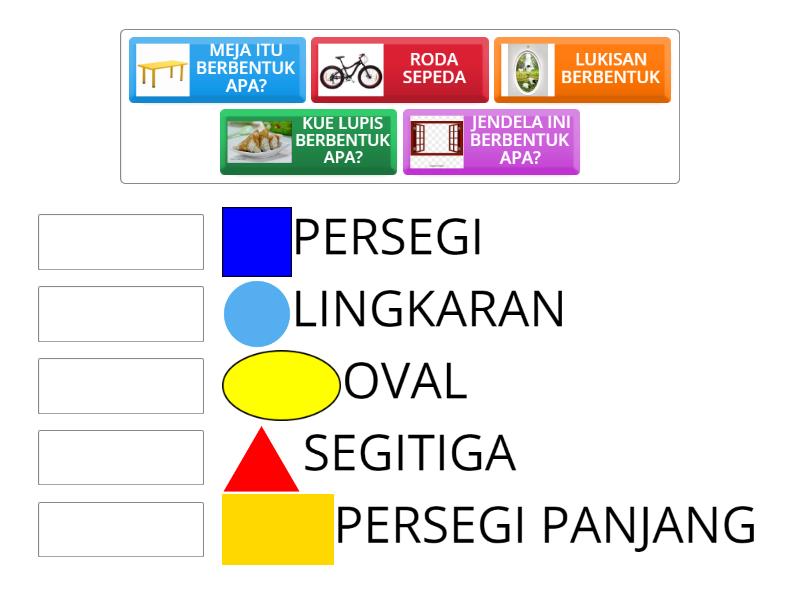 MENCOCOKKAN BENTUK - Match Up