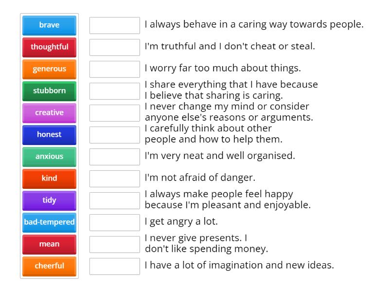Traits - Match up