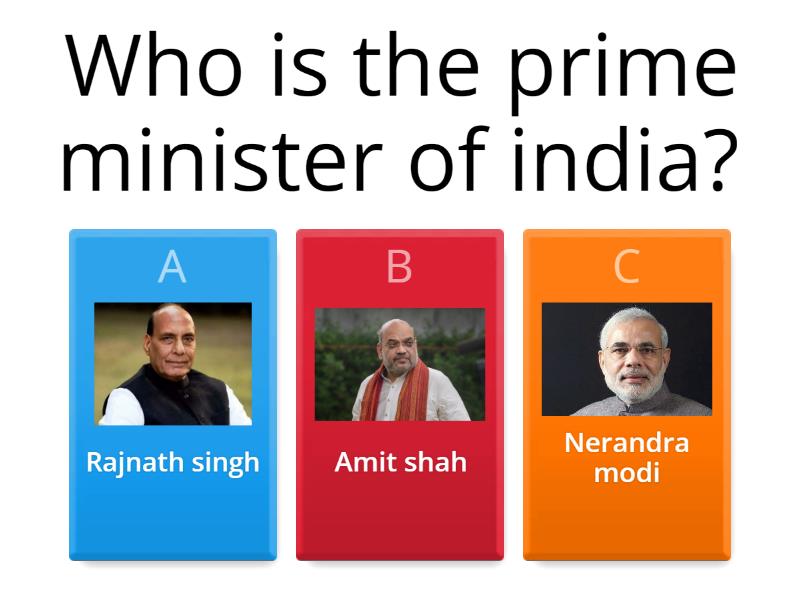 ministers of india Quiz