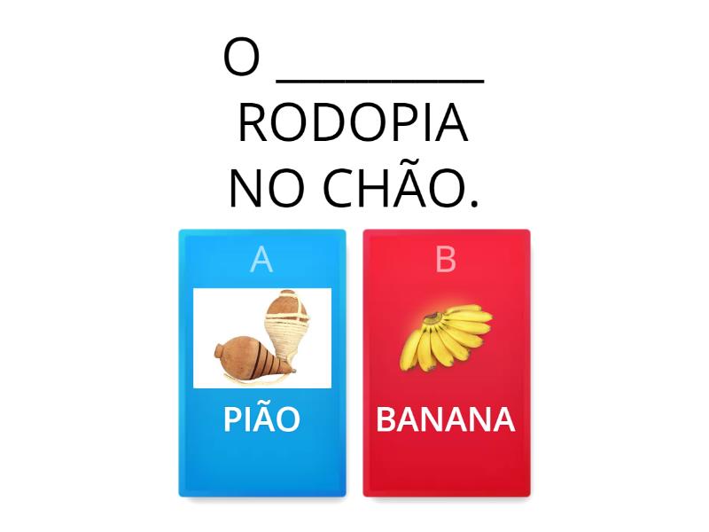 COMPLETE AS FRASES - Quiz