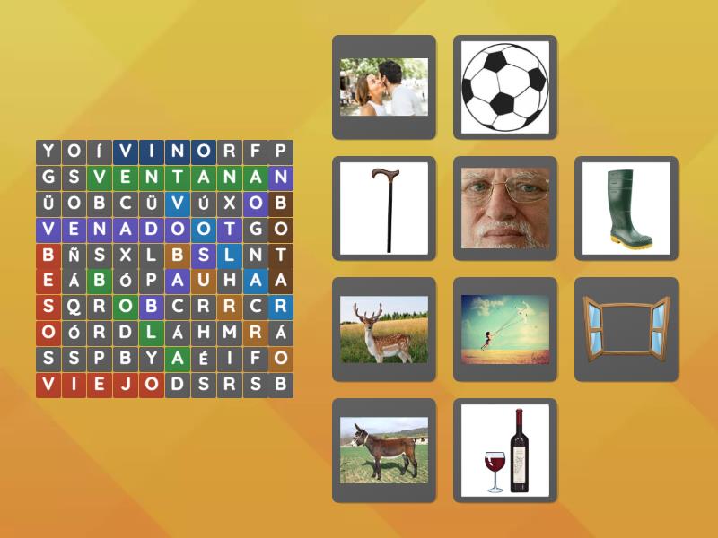 SOPA DE LETRAS B Y V - Wordsearch