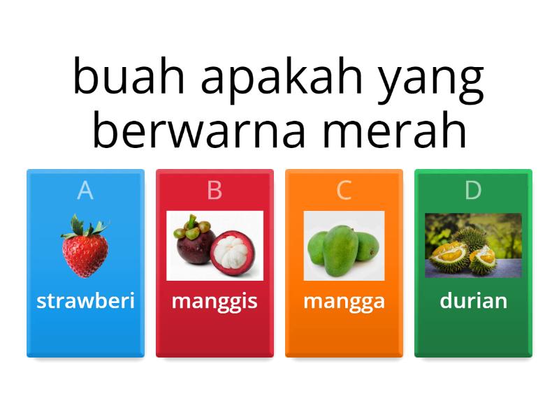 BUAH-BUAHAN - Quiz