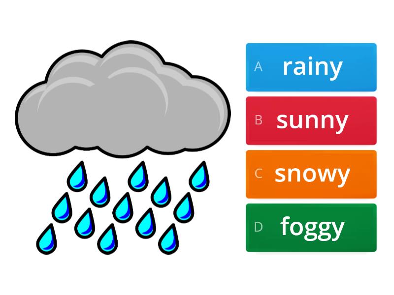 Weather Test. Weather Quiz.