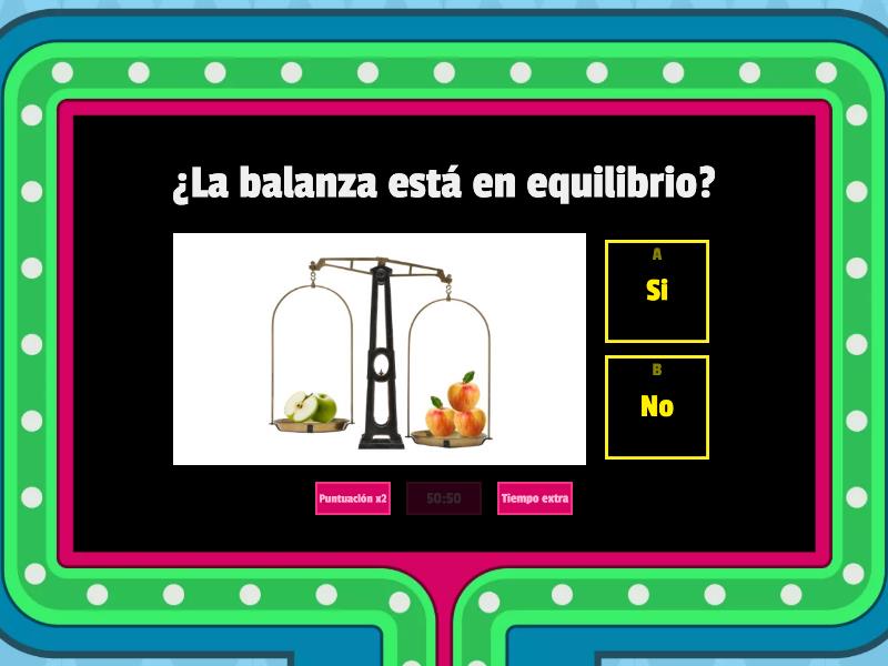 ¿Equilibrio O Desequilibrio? ¡Juguemos Con La Balanza! - Concurso De ...