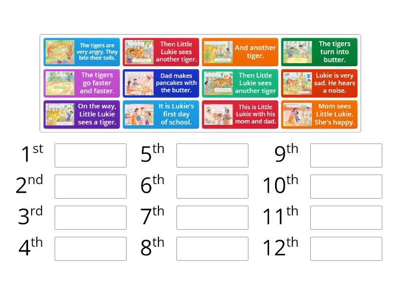 Show and tell 3 Story Little Lukie. - Rank order