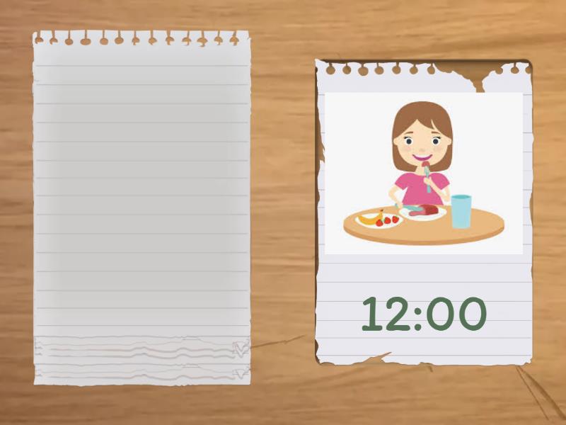 Daily routine - 3rd person - Cartas al azar