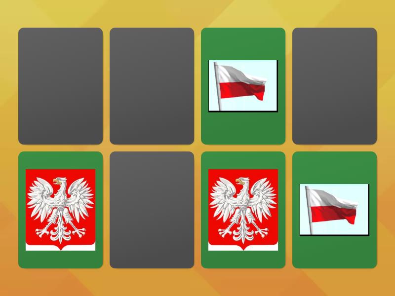 Polskie Symbole Narodowe Memory Matching Pairs