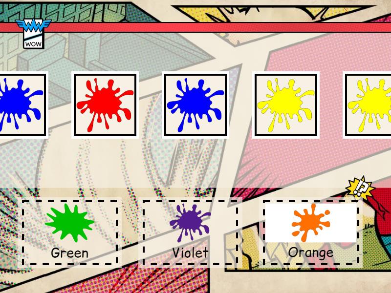 Mixing Colors - Speed sorting