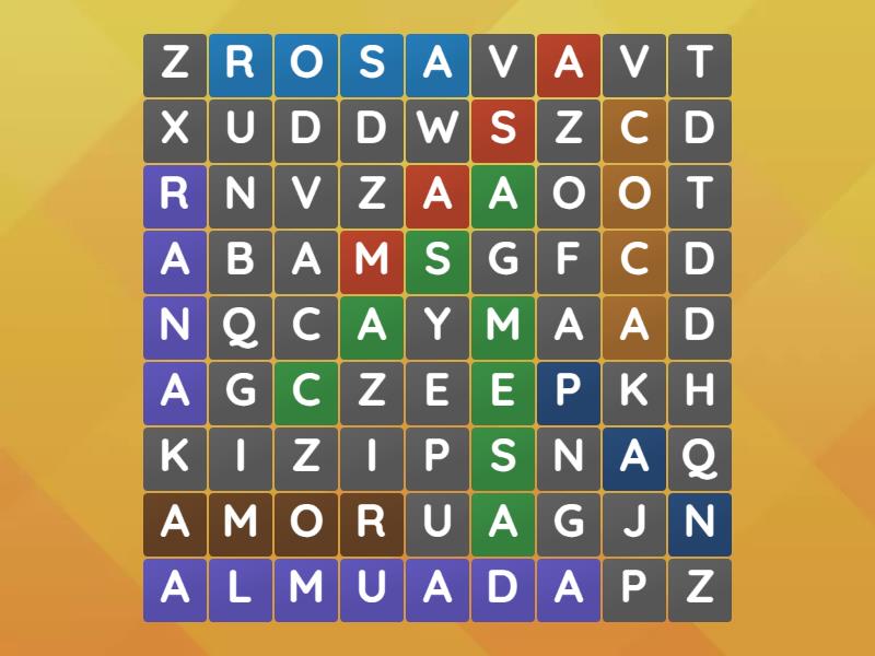 sopa de letras - Wordsearch