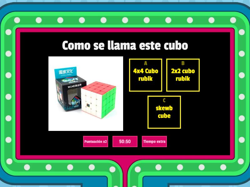 Cubos Rubik - Gameshow quiz