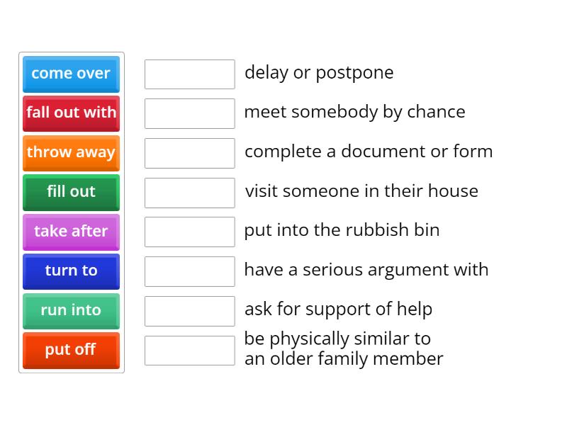 B2.6 GE PHRASAL VERBS MATCHING - Match up