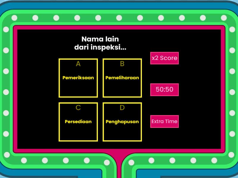 Pengamanan Dan Pemeliharaan Peralatan Kantor - Gameshow Quiz