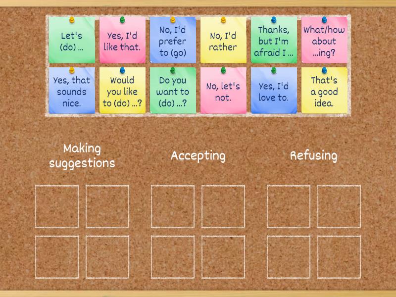 A2 Language for suggestions - Group sort