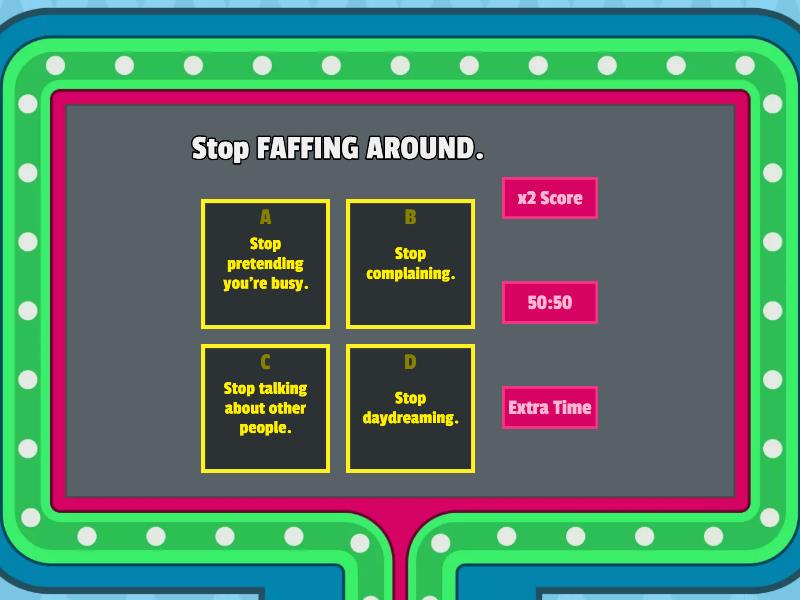 British SLANG Concurso de preguntas