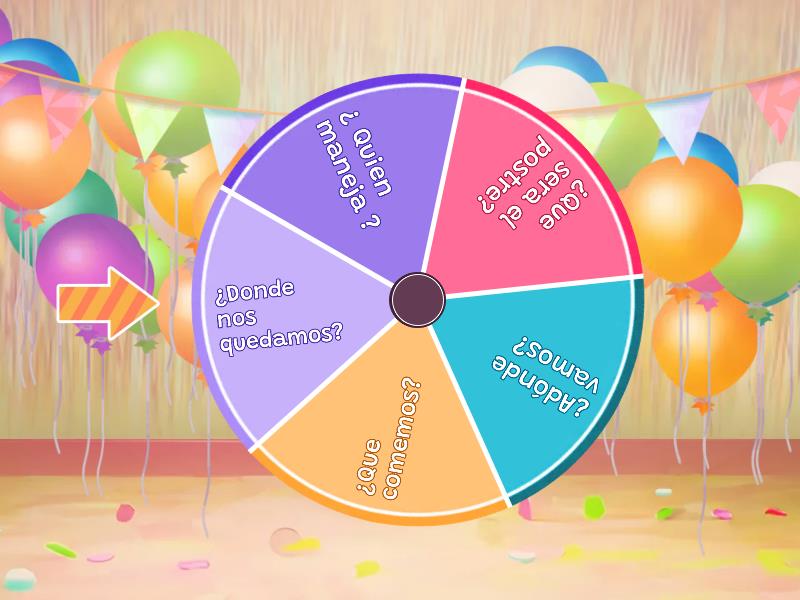 Pre-Cumple - Spin the wheel