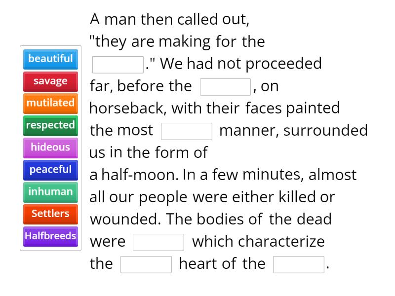 Perspective of the HBC/Selkirk Settler - Missing word