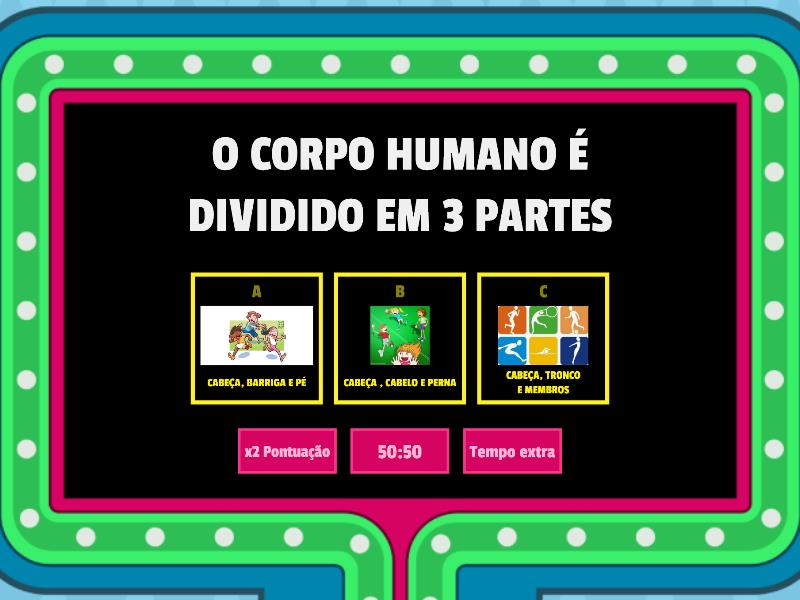 O CORPO HUMANO - Gameshow Quiz