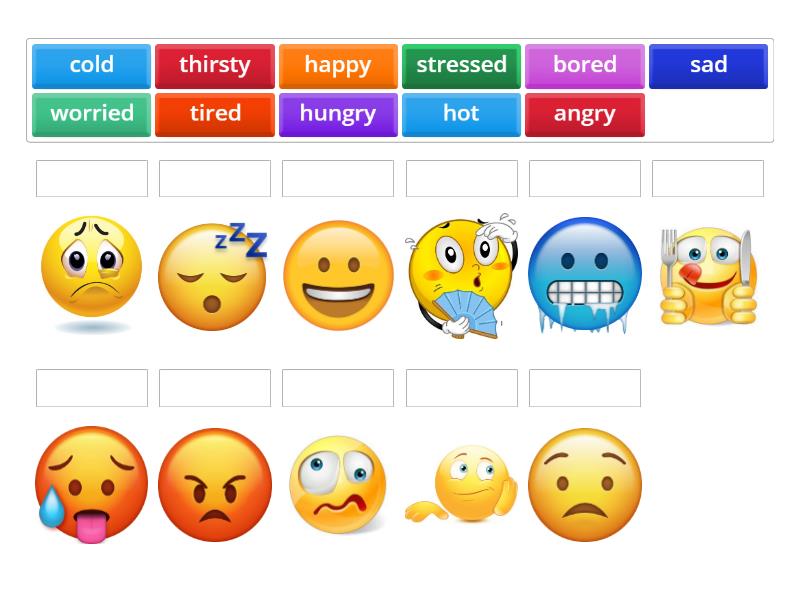 Feelings Adjectives Match Up